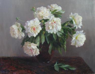 Белые пионы. Максимов К.Е.