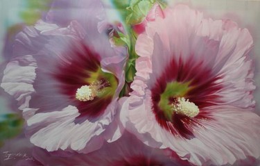 Цветок мальвы (шёлк) Тенер Е.В.