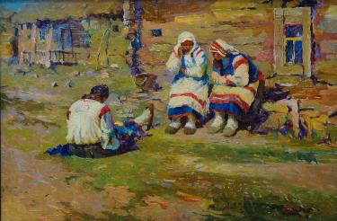 Деревенский пейзаж Прокопьев Г.В.