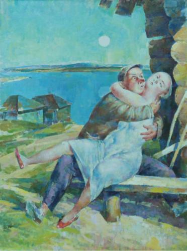 деревенский вечер Поляков С.В.