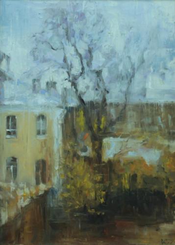 дворик.осень Кузовкин Е.Д.