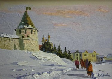 Казань.Зимний вечер Петров А.А.