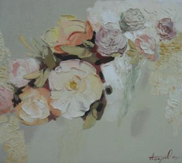 Композиция с пионом Петров А.А.