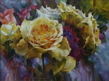 Композиция с жёлтыми розами Сингатуллин М.