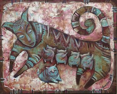 Кошка-мама Бузунеева А.