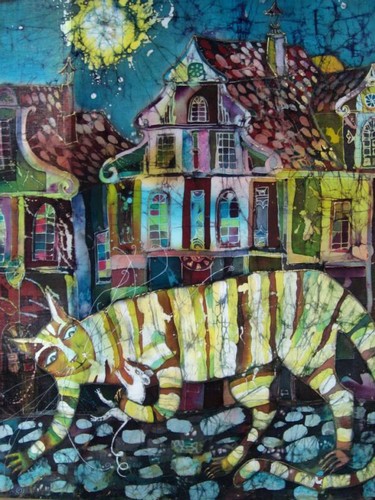 Кошки-мышки (батик) Собина А.Б.