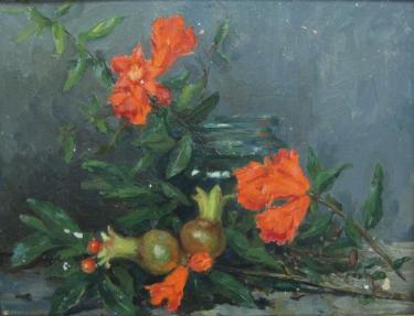 Крым. Цветы граната. Попов В.А.