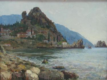 Крым  Скала Венецианской Крепости Попов В.А.