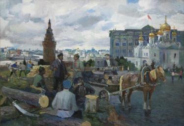 Ленин на субботнике Белов К.