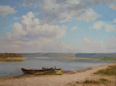 Лодочки на Волге Лукиянов В.А.