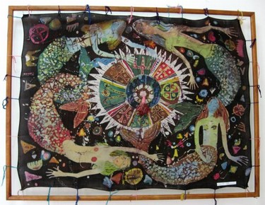 Лунные русалки (батик) Собина А.Б.