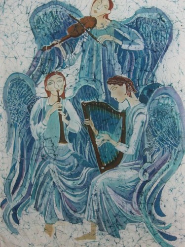 Музыка (батик) Собина А.Б.