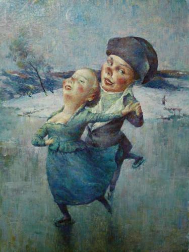 На катке Поляков С.В.