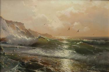 На морском берегу Румянцев П.В.