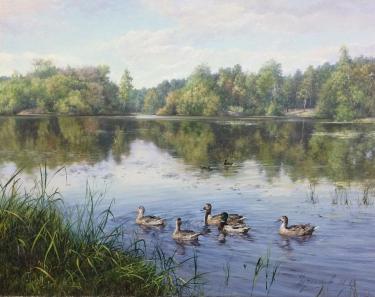 На пруду Чернышов М.В.