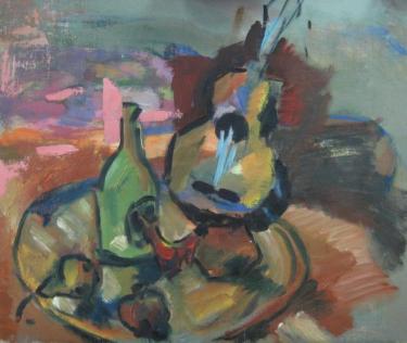 Натюрморт с бутылкой Гурьянов В.