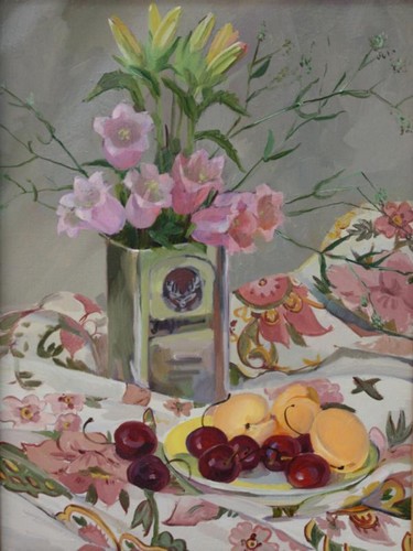 Натюрморт с черешней и абрикосами Графова Ф.Р.