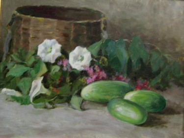 Натюрморт с огурцами Юсупова И.К.