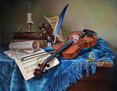 Натюрморт со скрипкой Городетская И.
