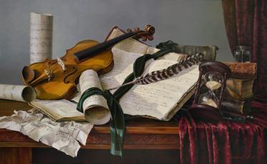 Натюрморт со скрипкой Чернышов М.В.