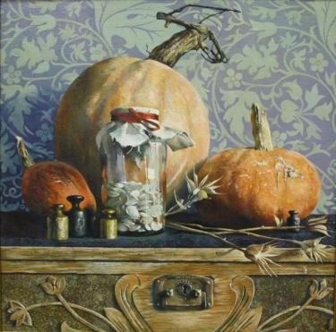 Натюрморт с тыквенными семечками Сиразетдинов Р.Г.