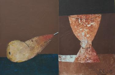 натюрморт с вазой Голубцов Е.Г.