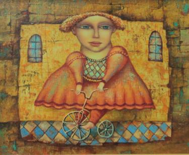 на велосипеде Сулимов Д.А.