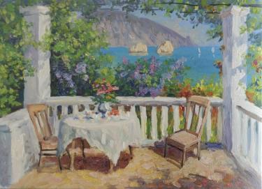 На веранде Залялетдинов Р.Ф.