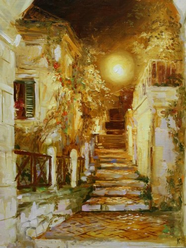 Ночная улочка Комаров Н.П.