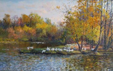 Осенний пруд Лукиянов В.А.