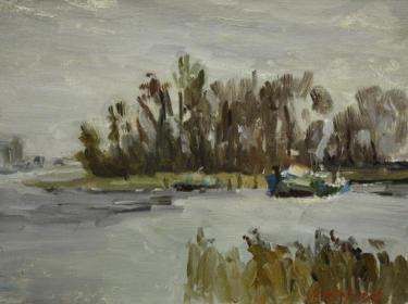 Осень. Волга Веретельников Ю.А.