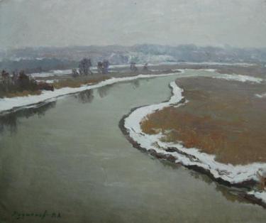 Первый снежок.Казанка Родионов В.А.