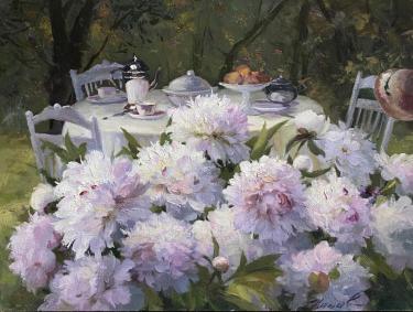 Пионы в саду Николаев Ю.В.