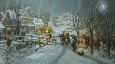 Рождественская прогулка Простов-Покровский А.Е.