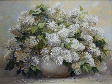 Сирень белая Капитонова С.