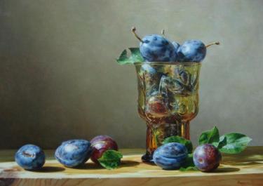 Сливы и бокал из Америки Шагидуллин Р.С.