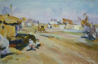 Среднеазиатский пейзаж Кичубаев Т.Т.