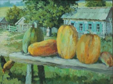 тыквы в деревне Ендурайкино Акимов В.Я.