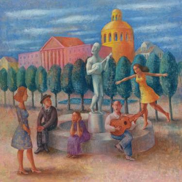 У фонтана Пивоваров М.С.