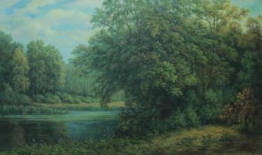 у озера Уваров А.Т.