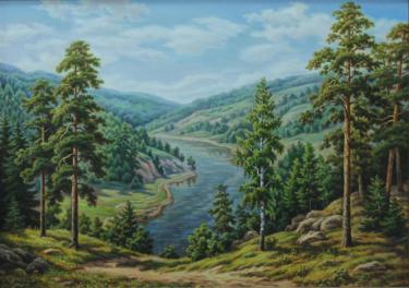 уральский пейзаж Сутин А.Н.