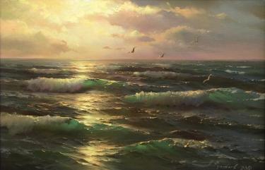 Вечернее море Румянцев П.В.