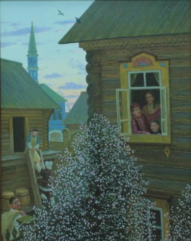 Весна.Казанский дворик Загидуллин Р.Г.