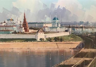 Вид на Казанский Кремль Галимов Н.Н.