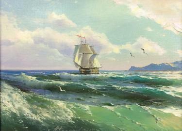 В море Румянцев П.В.