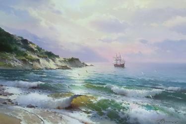 В морском заливе Румянцев П.В.