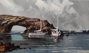 Яхты у скал Залялетдинов Р.Ф.