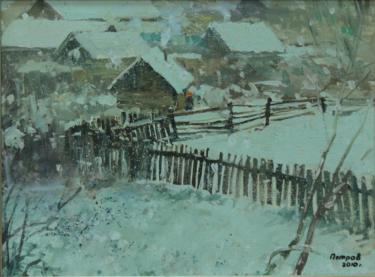 зима в деревне Петров Н.С.