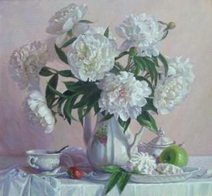 Белые пионы Маркова Т.В.