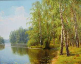 Берёзки у озера 228